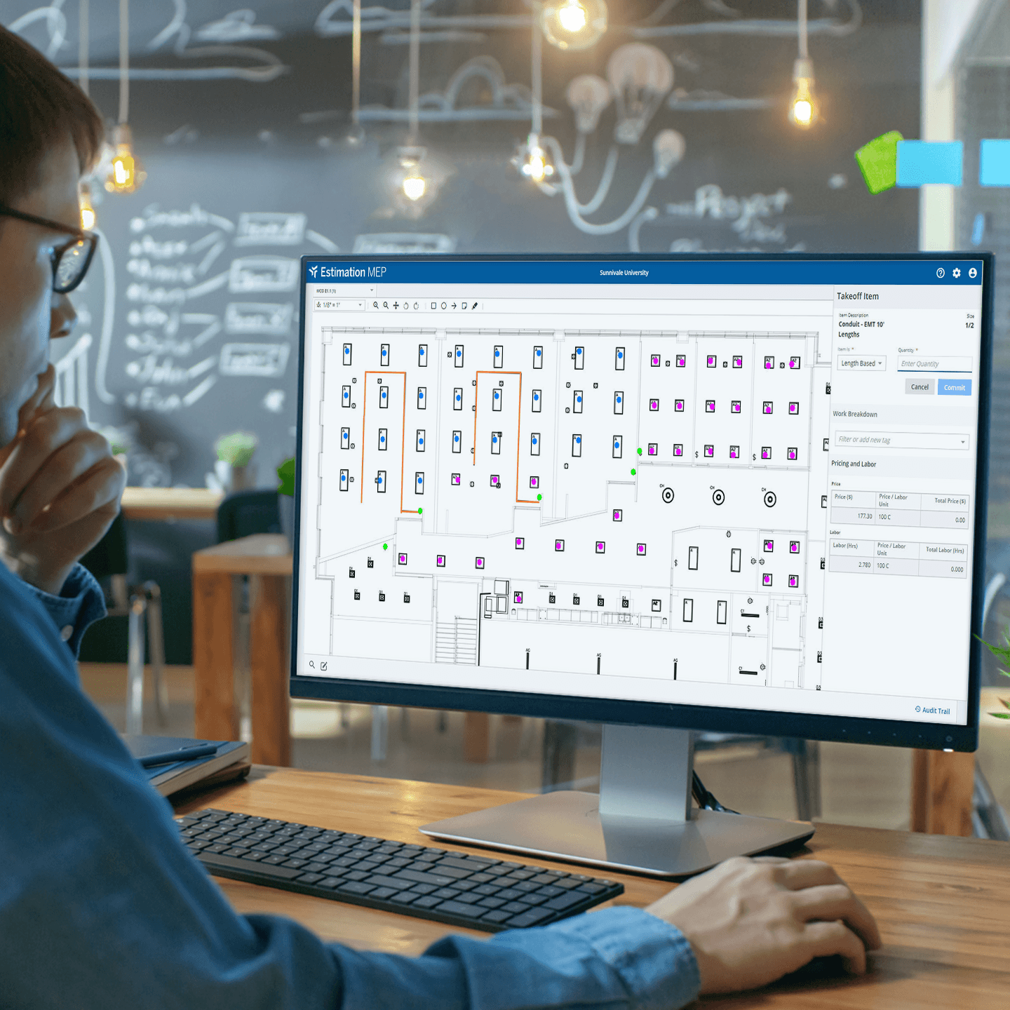 Estimating solutions from Trimble MEP